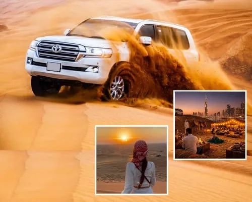 VIP Desert Adventure AED 120 per person Dubai with VIP seating BBQ dinner and live shows